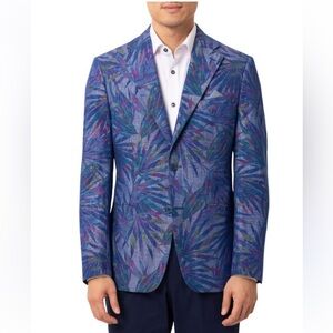 Tallia Runway Collection Men's Tropical Slim Fit Blazer Size Large NWT